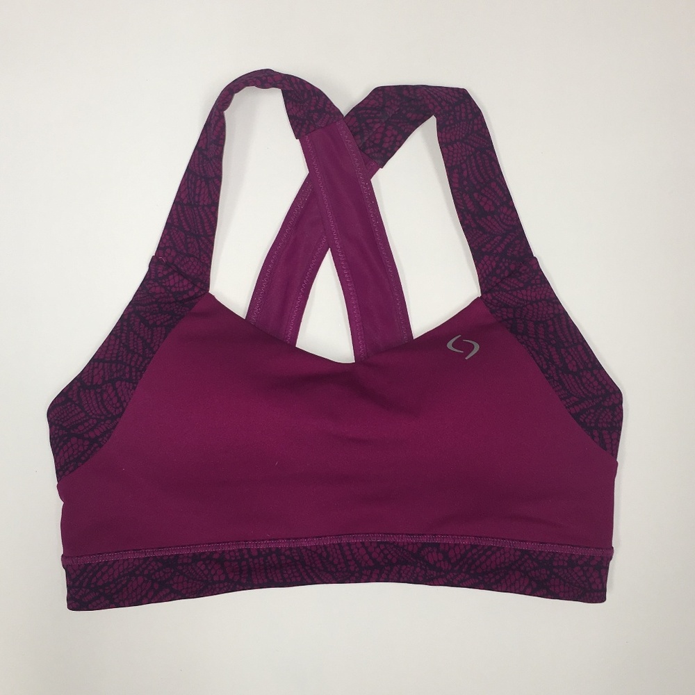 Moving Comfort Purple Sports Bra